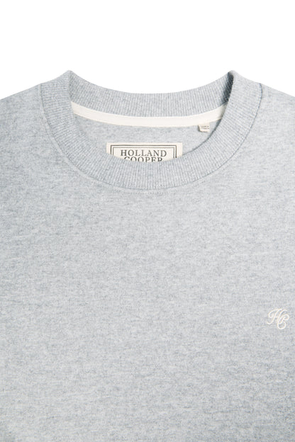 Men's Crew Neck Sweat (Grey Marl)