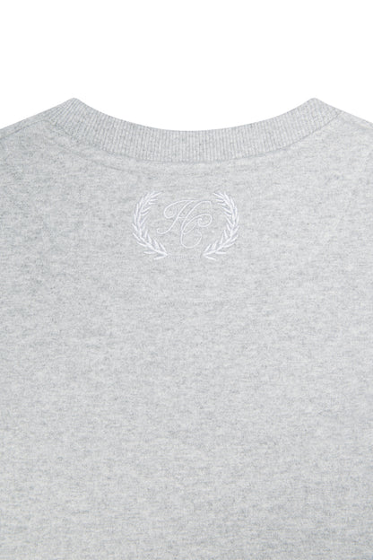 Men's Crew Neck Sweat (Grey Marl)