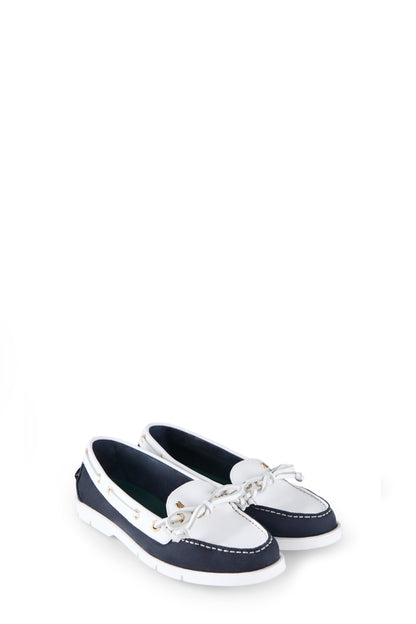 Padstow Deck Shoe (Navy White)