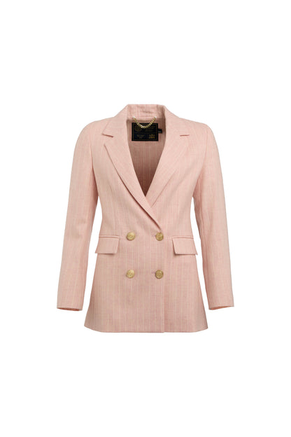 The Pink Chalk Pinstripe Suit