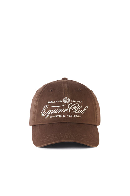 Equine Club Cap (Chocolate)