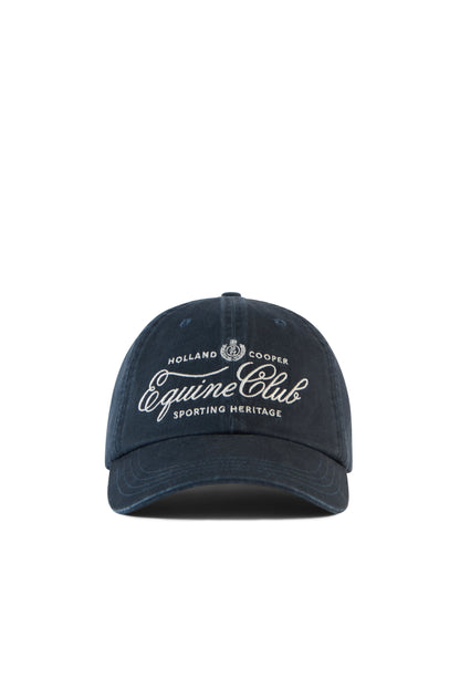Equine Club Cap (Ink Navy Ecru)