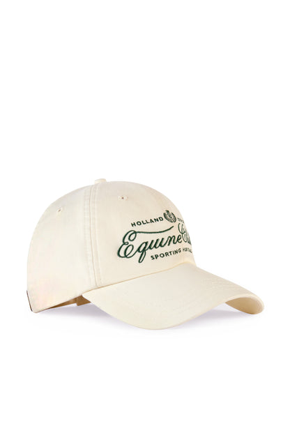 Equine Club Cap (Racing Green Ecru)