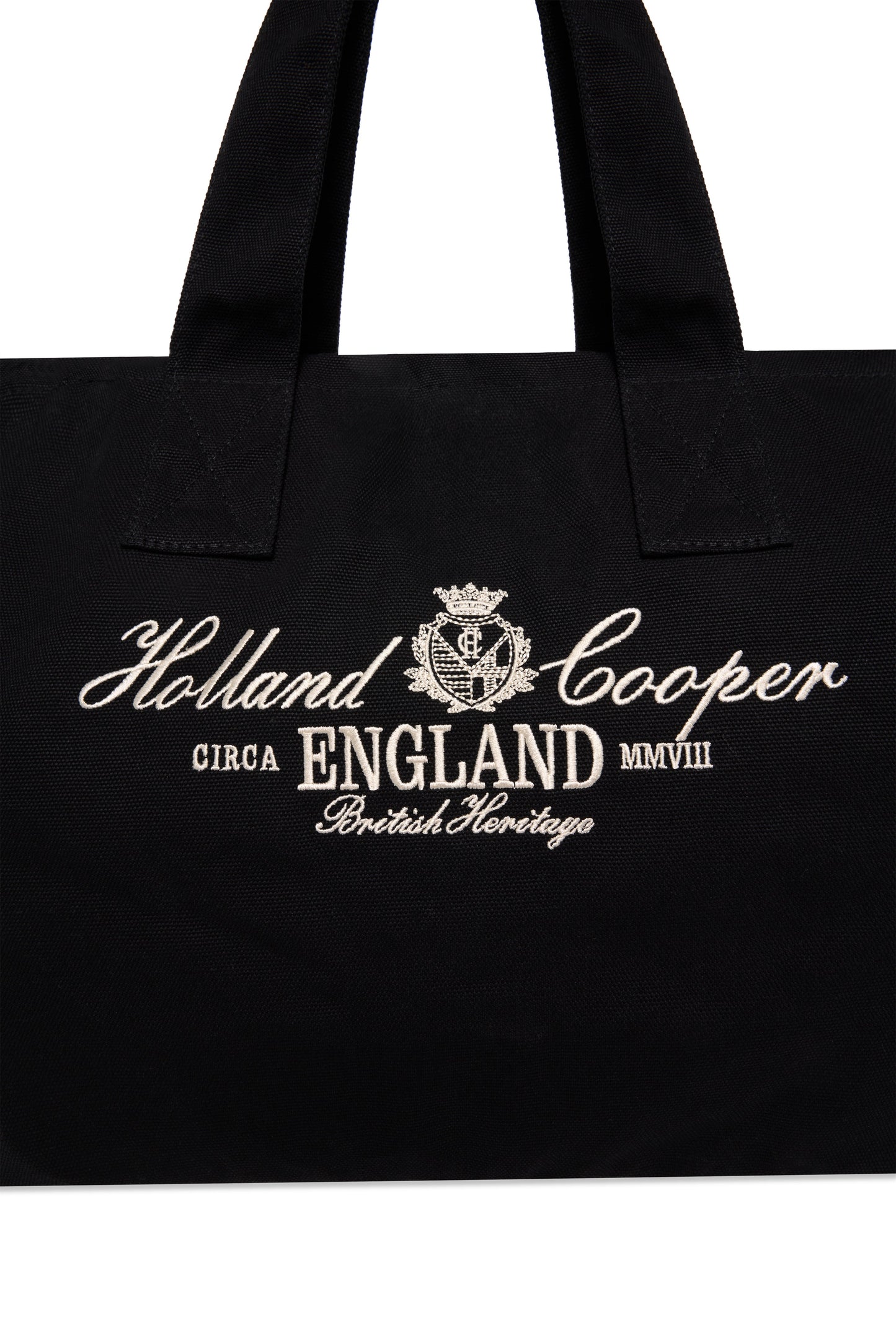 Essential Tote Bag (Black Ecru)