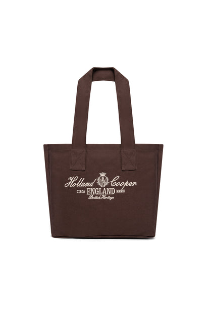 Essential Tote Bag (Chocolate Ecru)