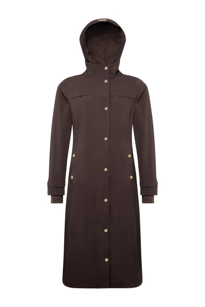 Folgate Rain Coat (Chocolate)