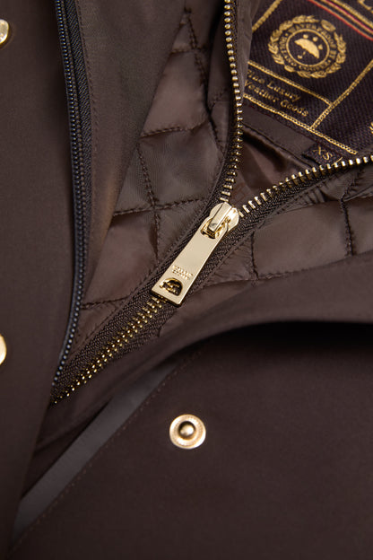 Folgate Rain Coat (Chocolate)