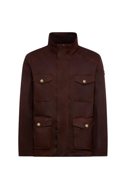 Four Pocket Wax Jacket (Chocolate)