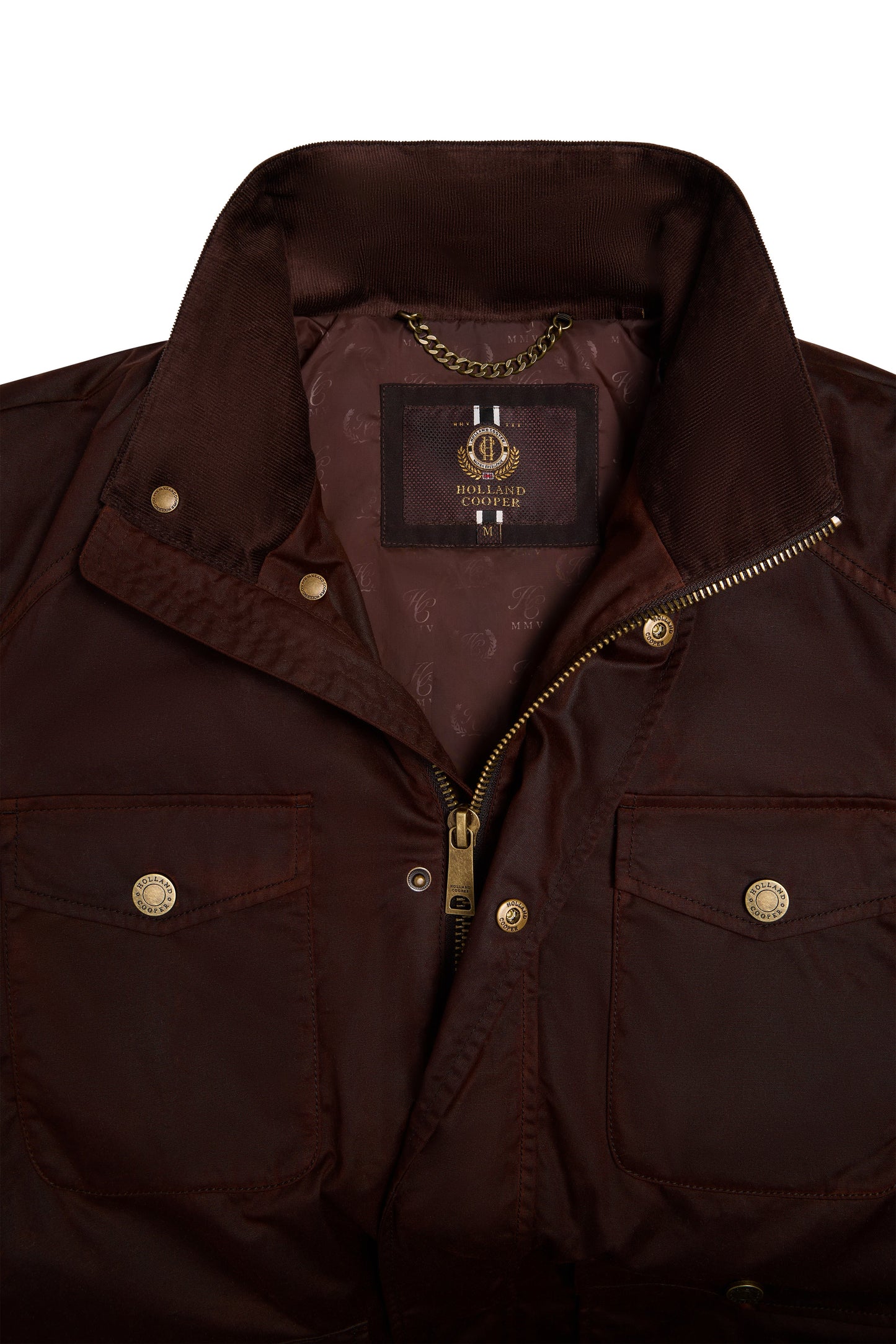Four Pocket Wax Jacket (Chocolate)