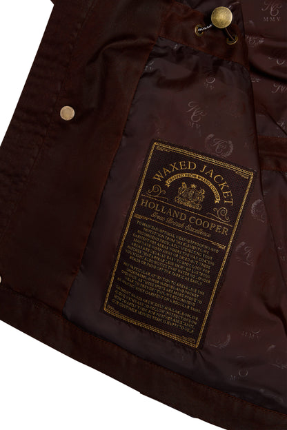 Four Pocket Wax Jacket (Chocolate)