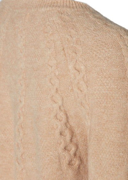 Astoria Half Cable Knit (Camel)