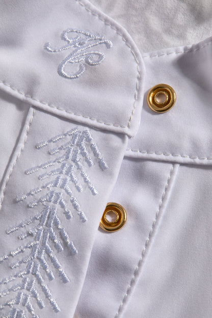 Gatcombe Short Sleeve Showshirt (White)