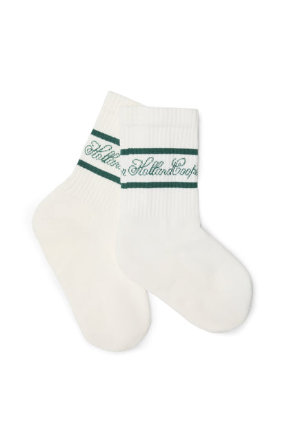 HC Crew Sock (Ecru Racing Green)