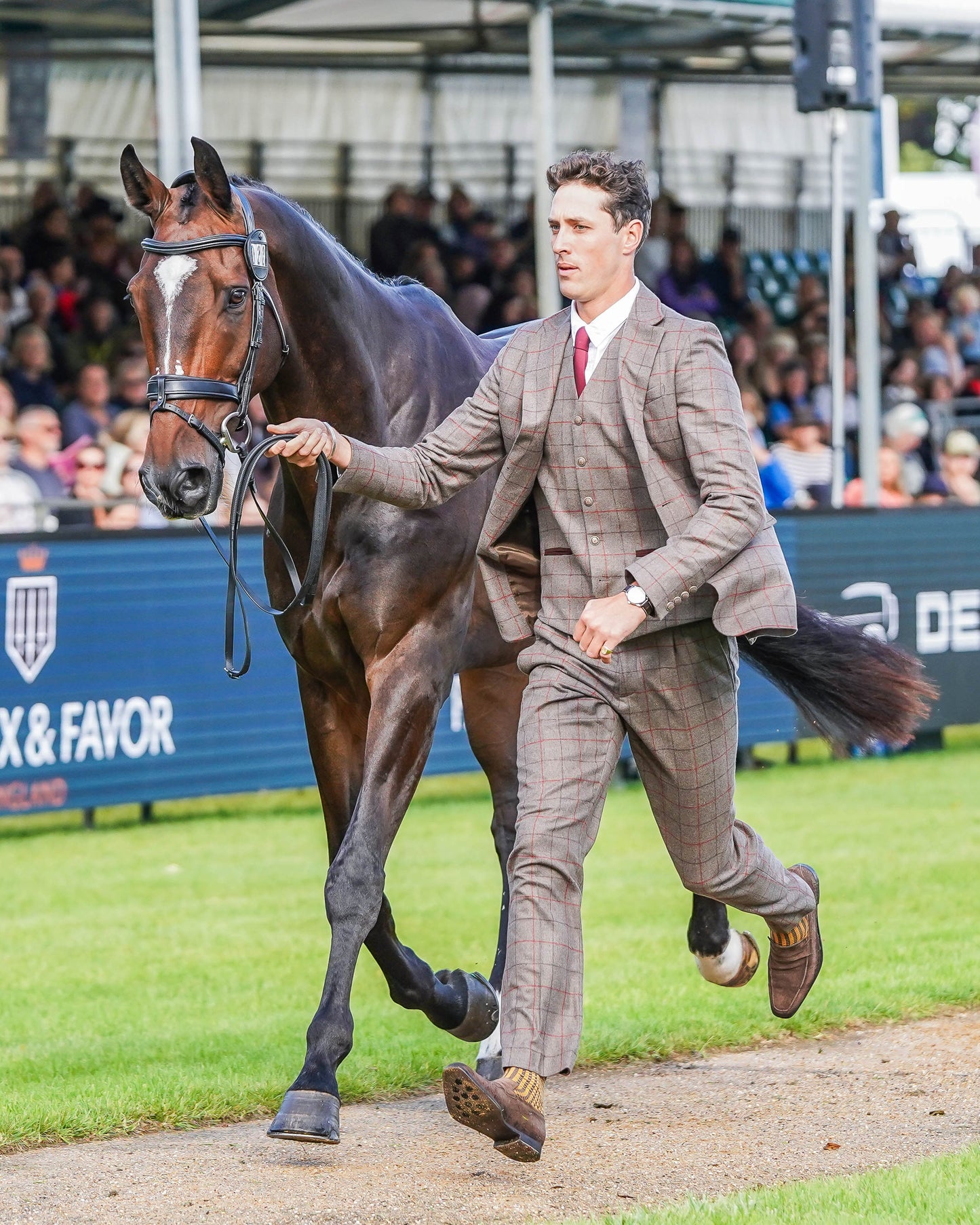 Will Rawlin's Burghley Trot Up Look One
