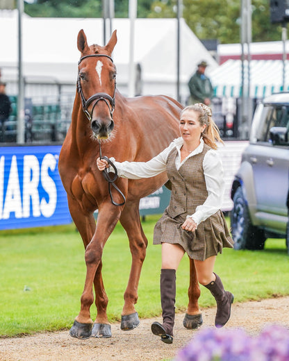 Laura Collett's Burghley Trot Up Look One