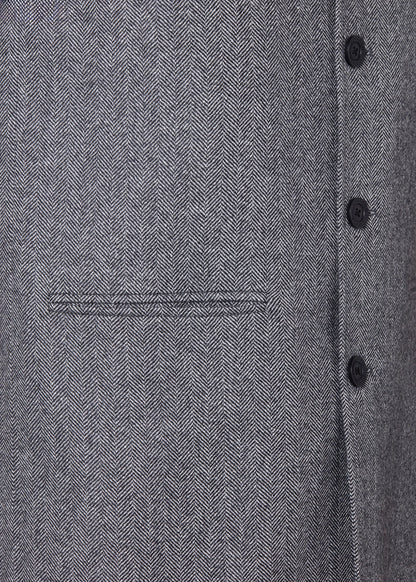 Nehru Gilet (Mono Herringbone)