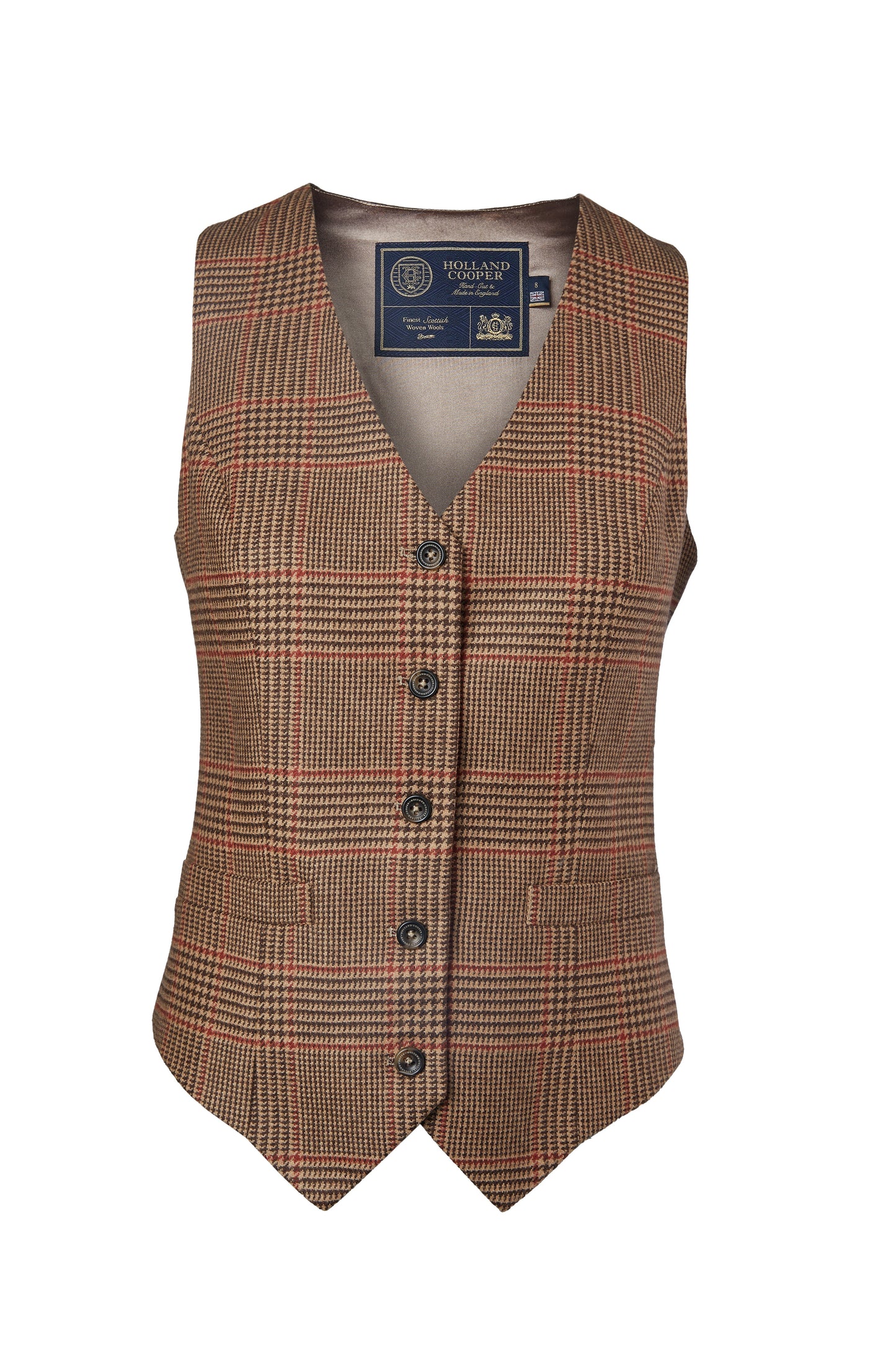 Clare's Clarence Check Merlot Look