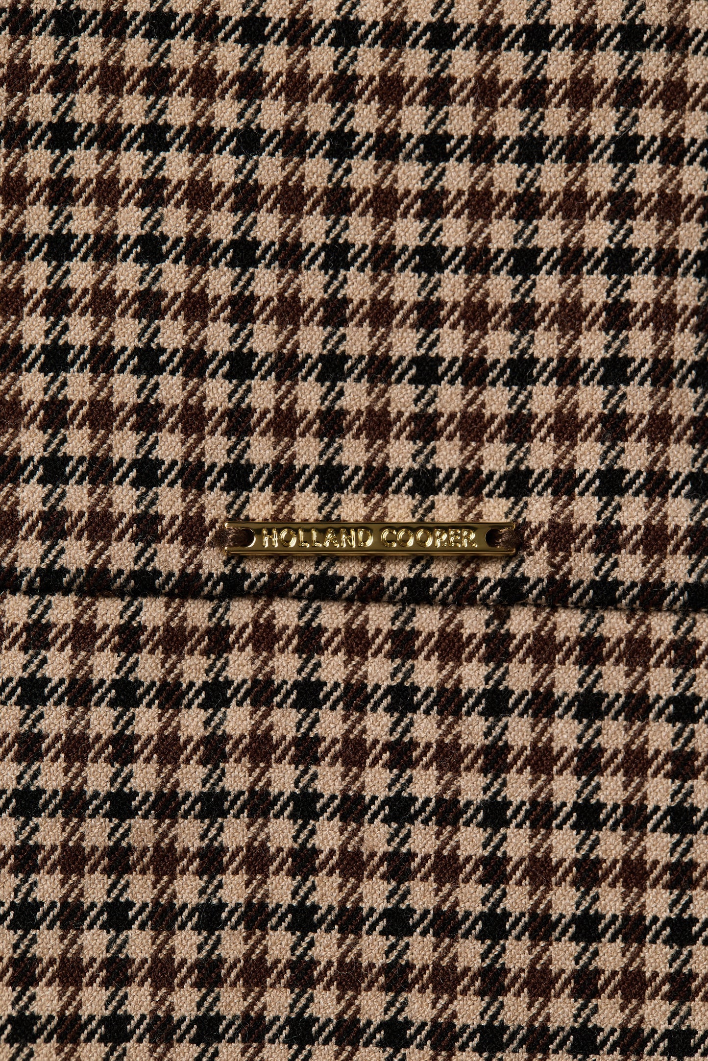 Heritage Dress (Coffee Gingham)