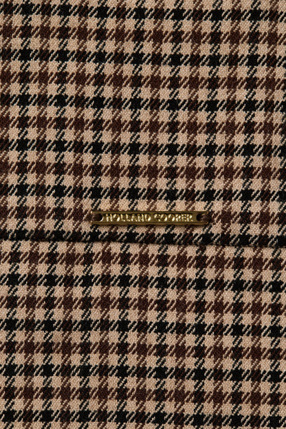 Heritage Dress (Coffee Gingham)