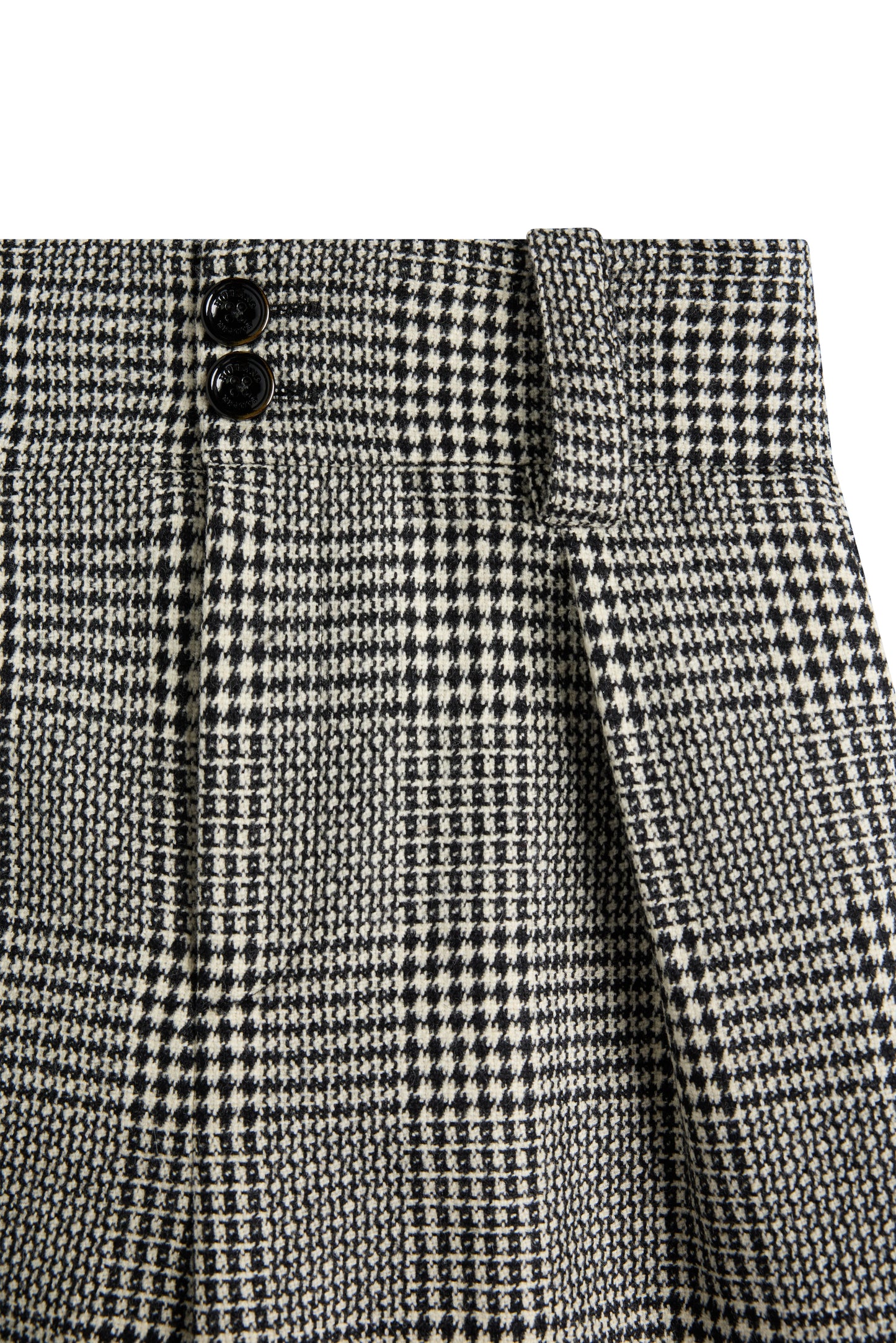 High Waisted Wide Leg Trouser (POW Mono)