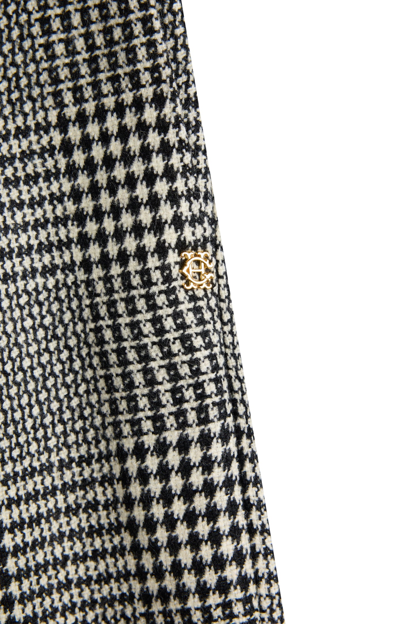 High Waisted Wide Leg Trouser (POW Mono)