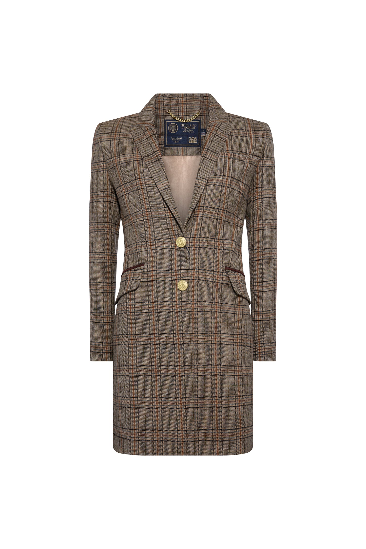 Highgrove Coat (Bourbon Tweed)