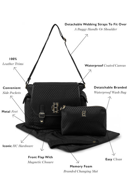 Hudson Changing Bag (Black)