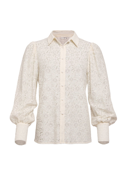 Iona Lace Shirt (Ivory)