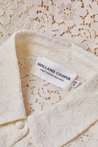 Iona Lace Shirt (Ivory)