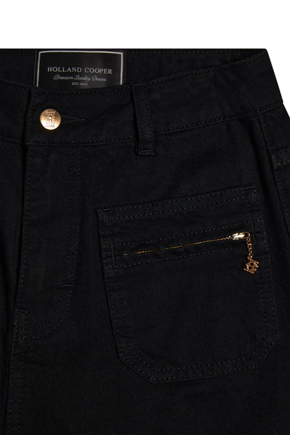 Jessica Straight Jean (Black)