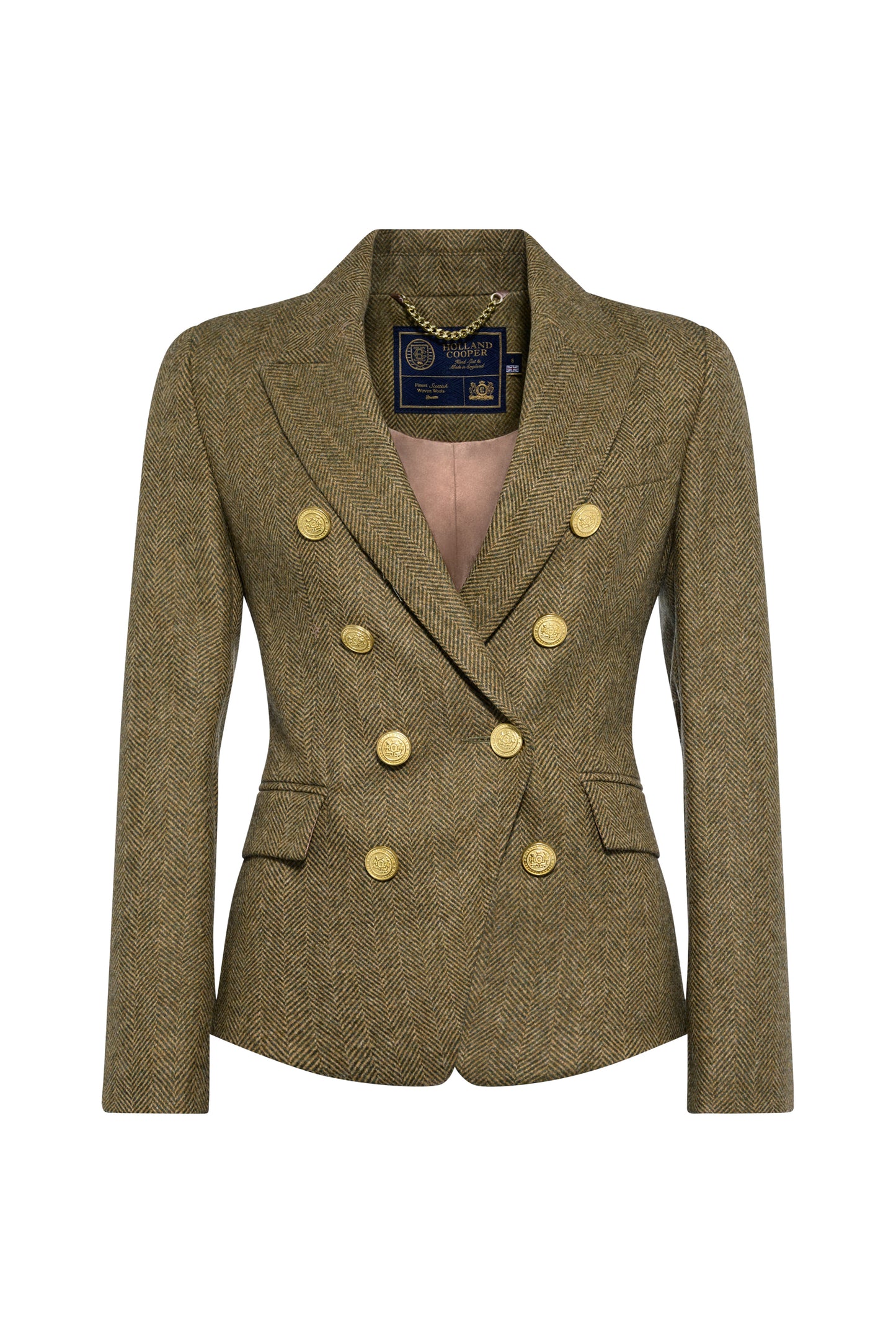 Knightsbridge Blazer (Moss Herringbone)