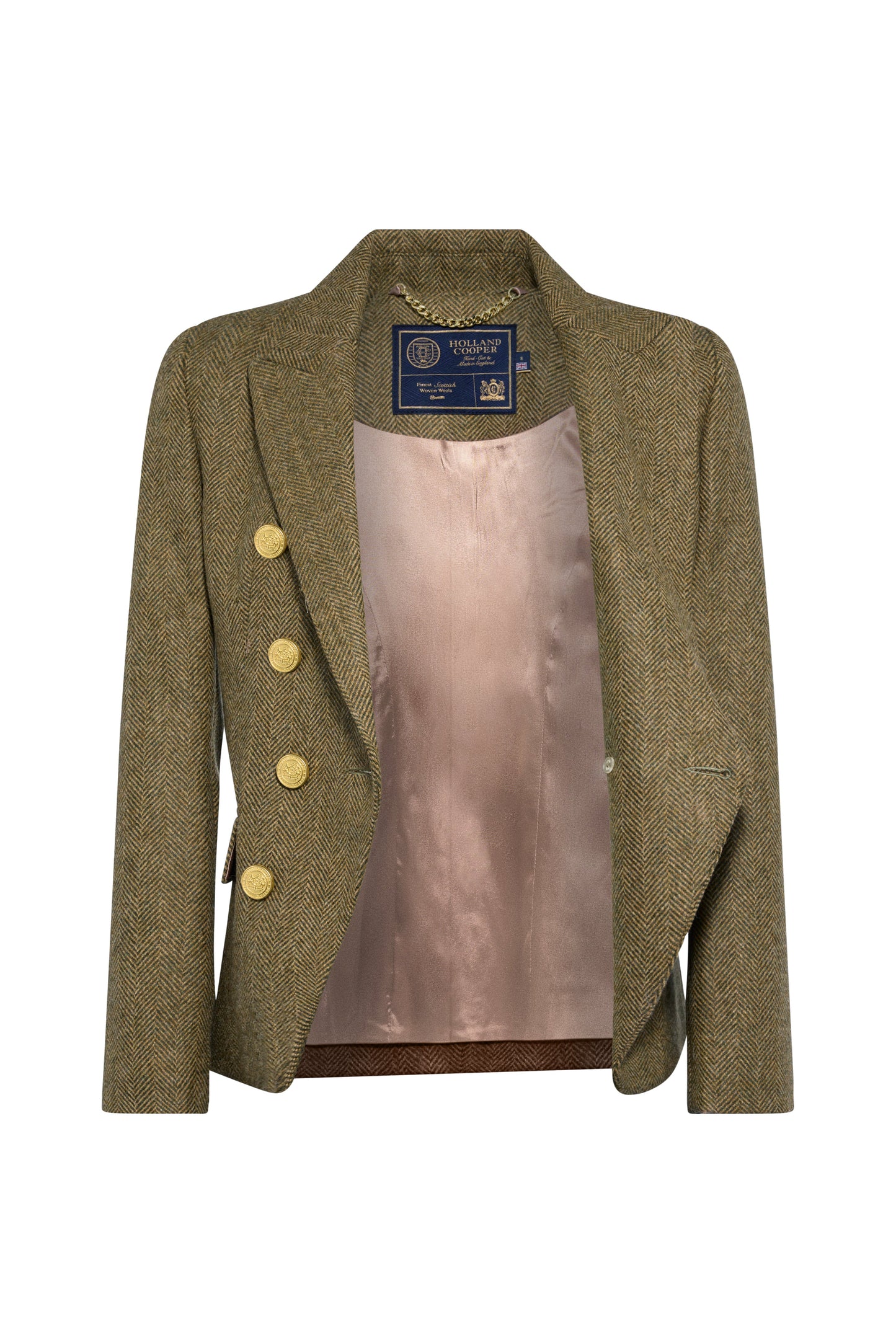 Knightsbridge Blazer (Moss Herringbone)