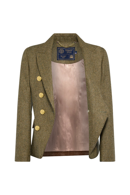 Knightsbridge Blazer (Moss Herringbone)