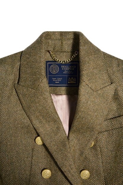 Knightsbridge Blazer (Moss Herringbone)