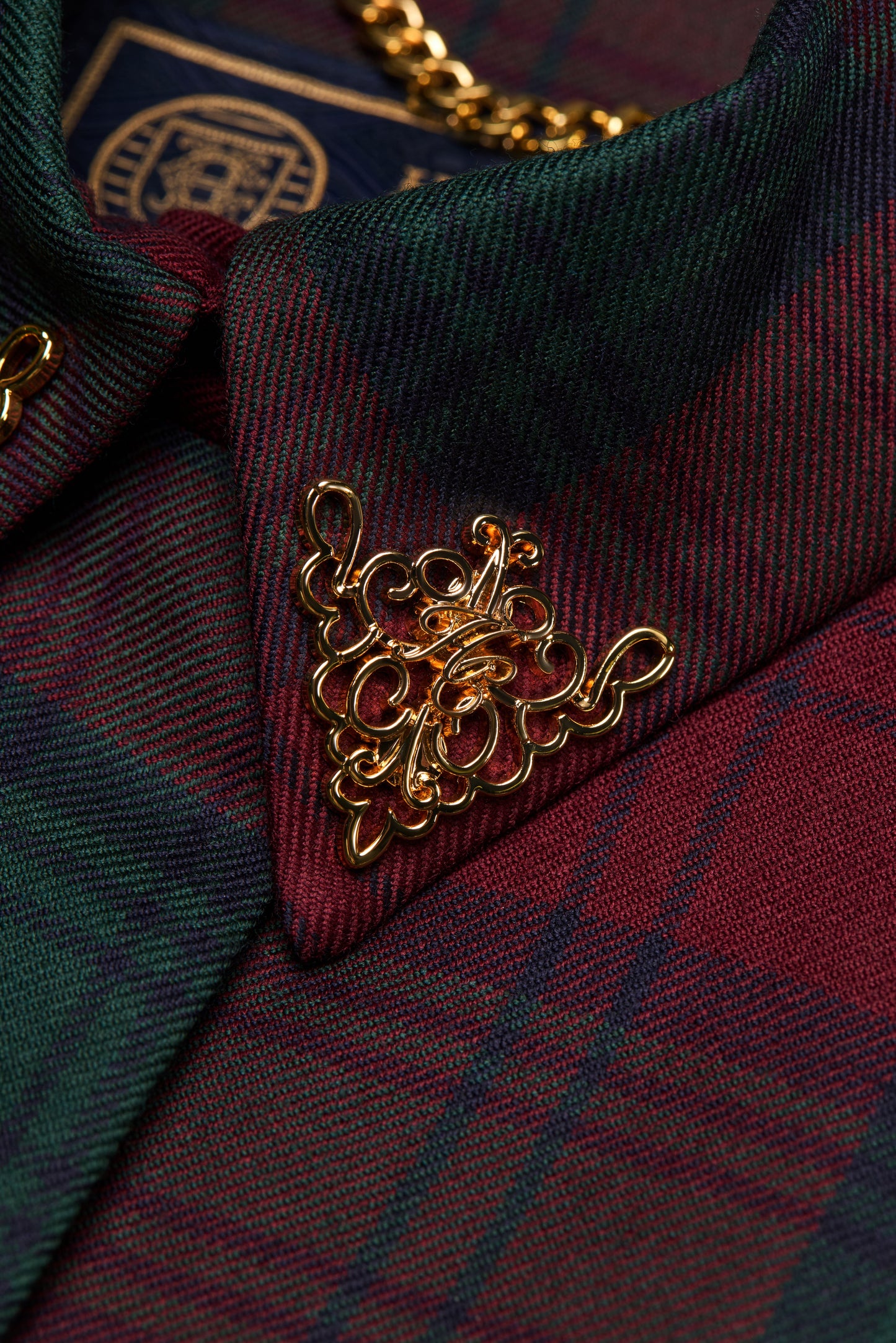 Knightsbridge Cape (Mulberry Tartan)
