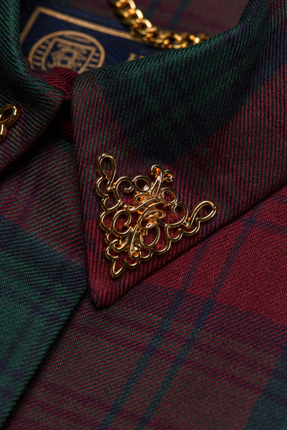 Knightsbridge Cape (Mulberry Tartan)