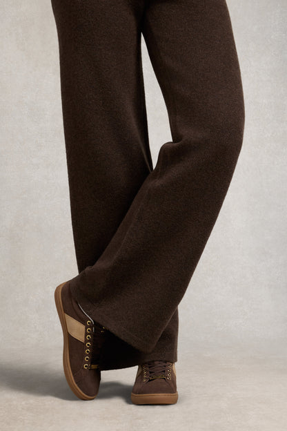 Knightsbridge Court Trainer (Dark Chocolate Taupe)