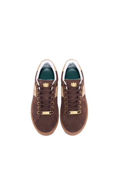 Knightsbridge Court Trainer (Dark Chocolate Taupe)