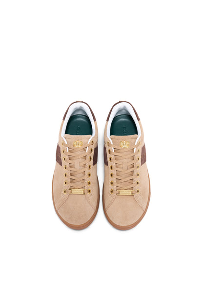 Knightsbridge Court Trainer (Taupe Dark Chocolate)