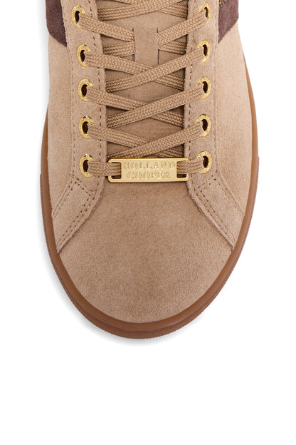 Knightsbridge Court Trainer (Taupe Dark Chocolate)