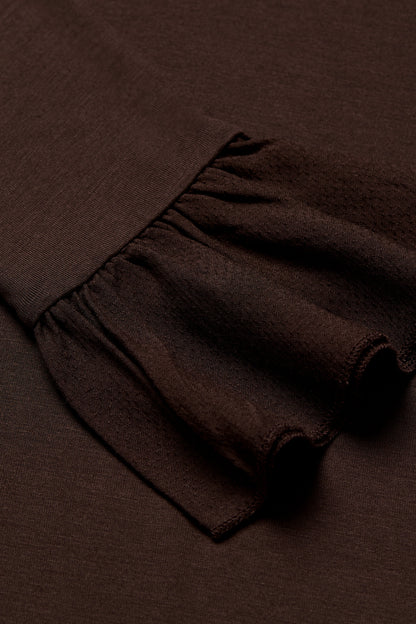 Lilibet Jersey Tee (Chocolate)