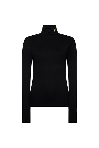 Lucy Essential Roll Neck (Black)