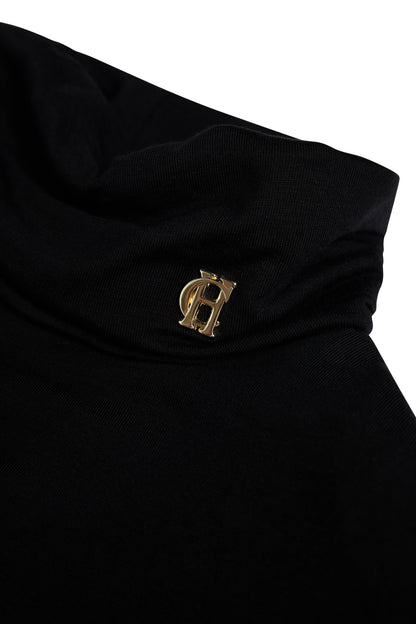 Lucy Essential Roll Neck (Black)