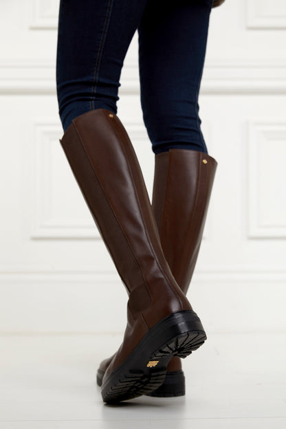 Astoria Knee Boot (Rich Chocolate)