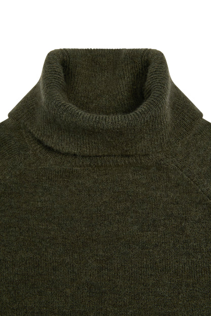 Maisie Roll Neck Knit (Forest Green)