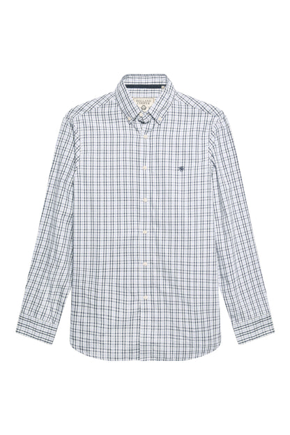 Men's Classic Woven Button Down Shirt (Cheltenham Check Blue)