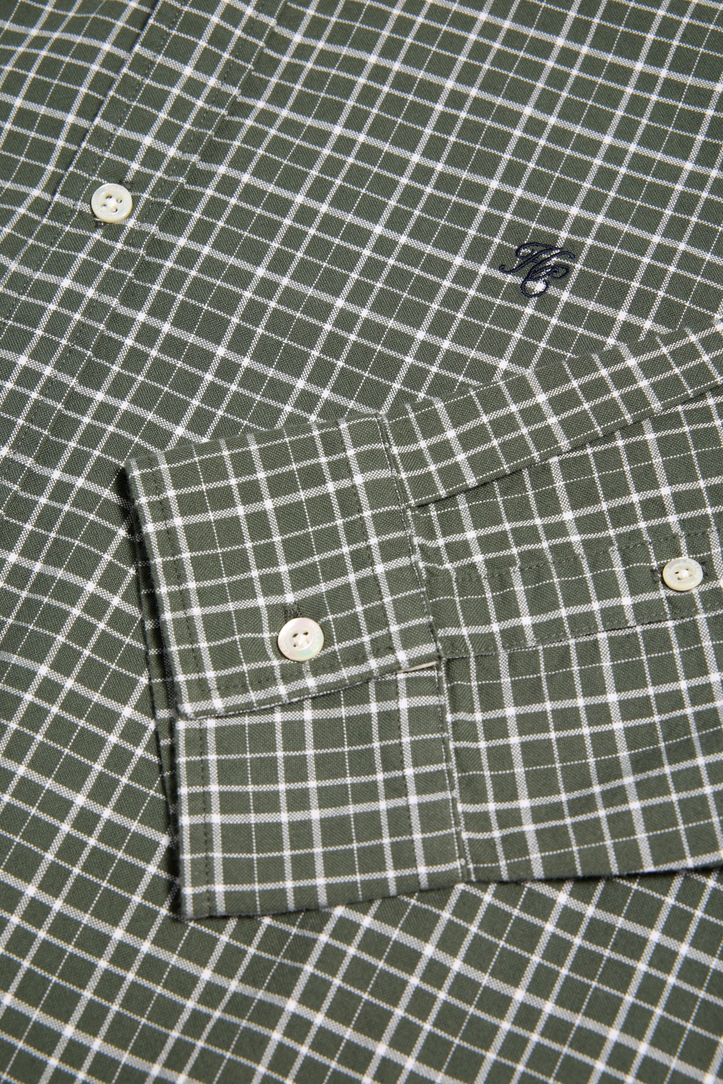 Men's Classic Woven Button Down Shirt (Henridge Emerald)