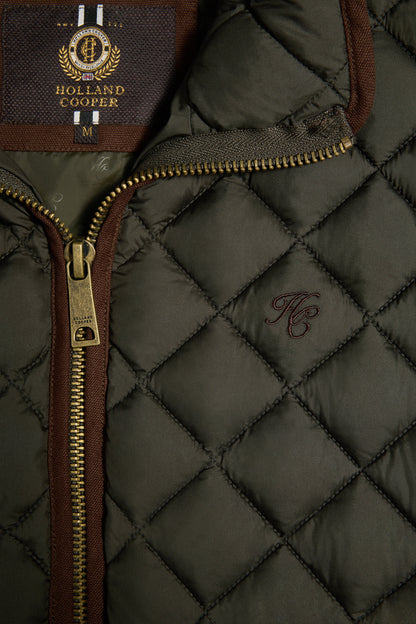 Men's Country Quilted Gilet (Khaki)