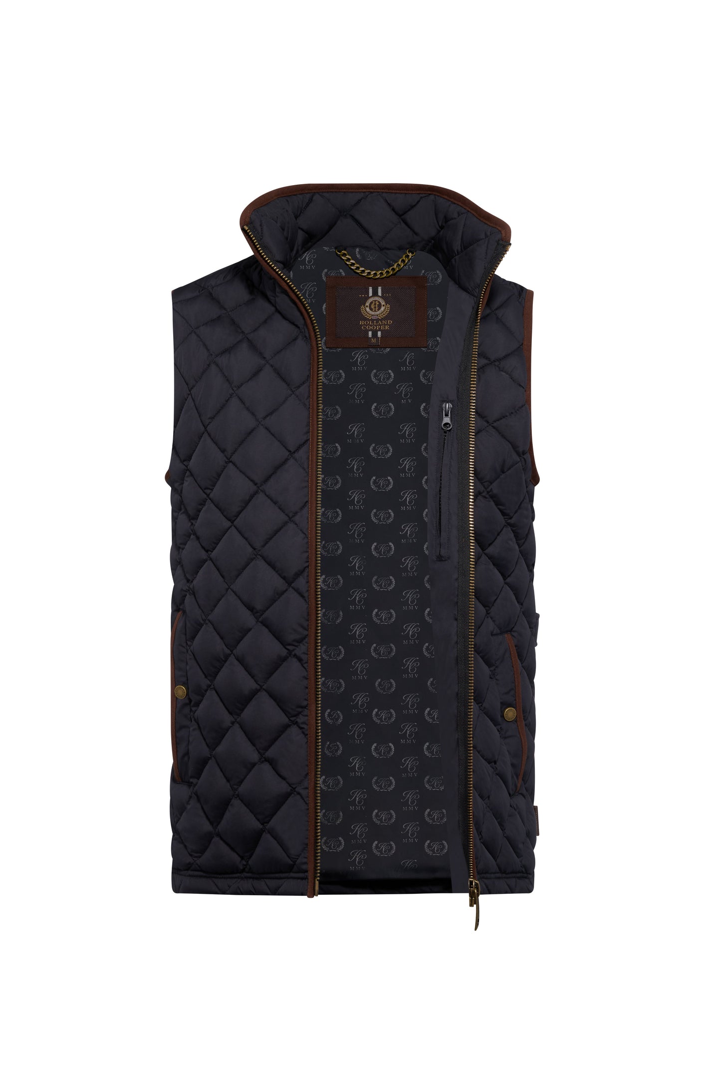 Men's Country Quilted Gilet (Ink Navy)