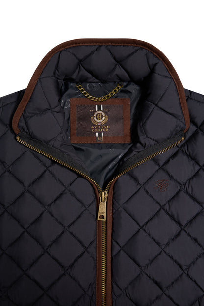 Men's Country Quilted Gilet (Ink Navy)